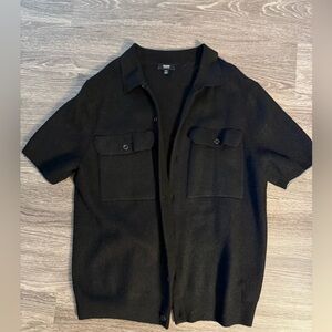 Men’s Reiss Black Sweater Cardigan XL